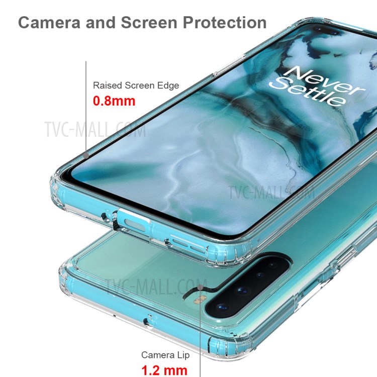 Anti-Scratch-Acryl + TPU-Hybrid-Fall Ultraklar Für Einplus Nord - Transparent-6