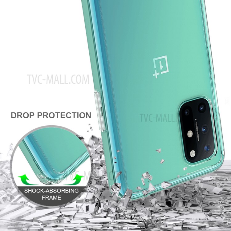 Ultra Clear Anti-Scratch Acrylic + TPU Hybrid Case for OnePlus 8T - Transparent-5