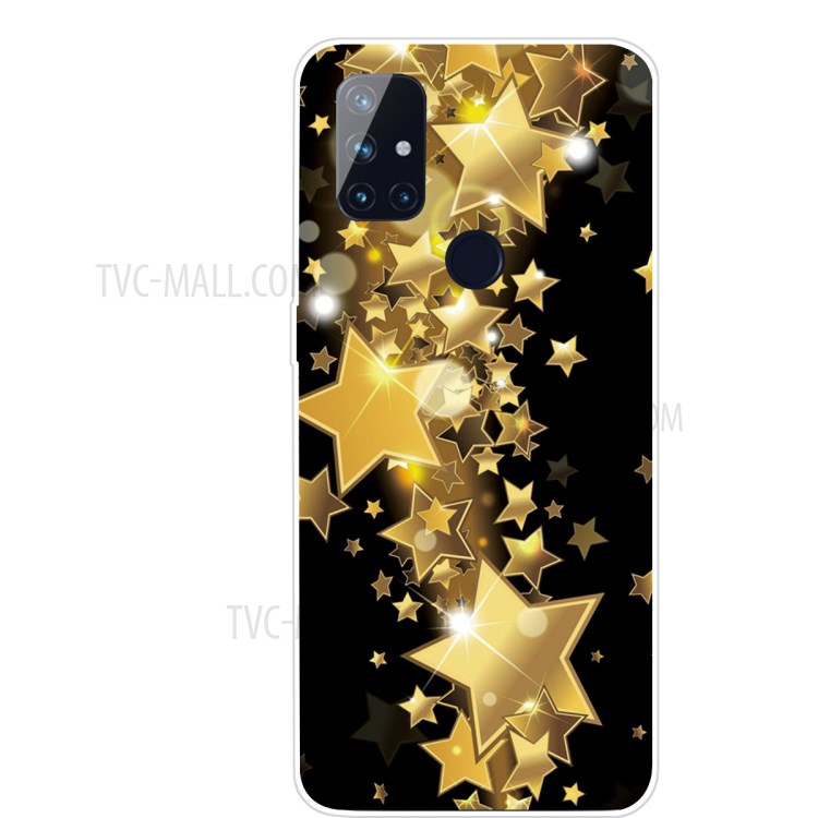 Pattern Printing TPU Phone Case for OnePlus Nord N10 5G - Star-1