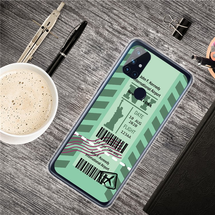 Creative Boarding Check for OnePlus Nord N100 TPU Protector Cover - NY-2