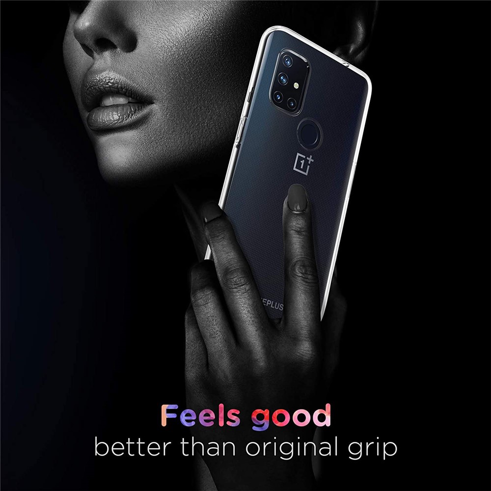 Estuche de Teléfono TPU Suave y Transparente Para OnePlus Nord N10 5G, Protección Contra la Espalda Anti-finger-hprint