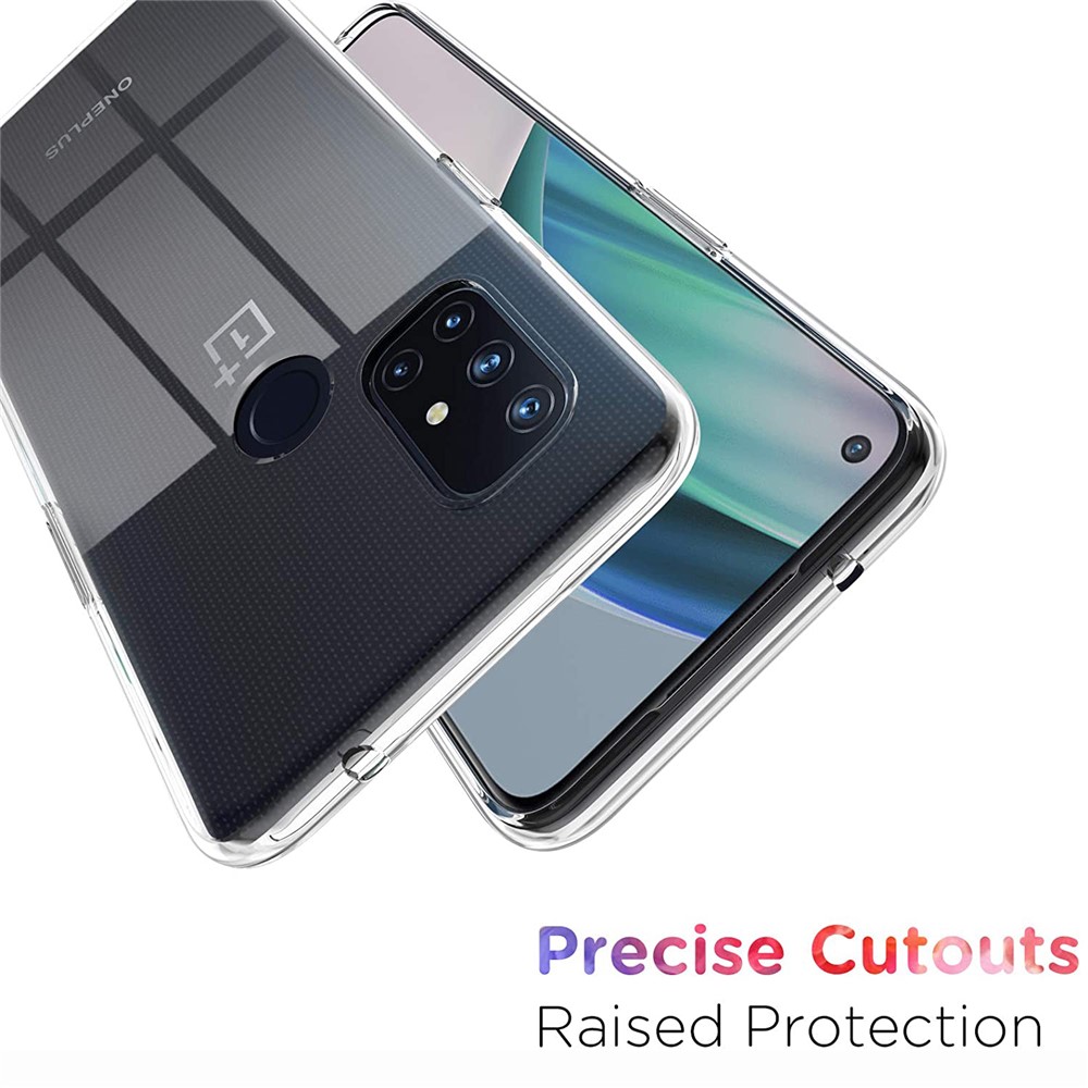 Estuche de Teléfono TPU Suave y Transparente Para OnePlus Nord N10 5G, Protección Contra la Espalda Anti-finger-hprint