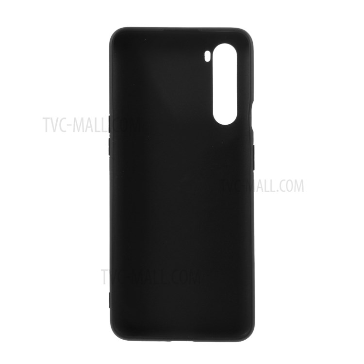 Massivfarbbonbon-TPU-Schutztelefonkasten Mit Riemen Für OnePlus Nord - Schwarz-7