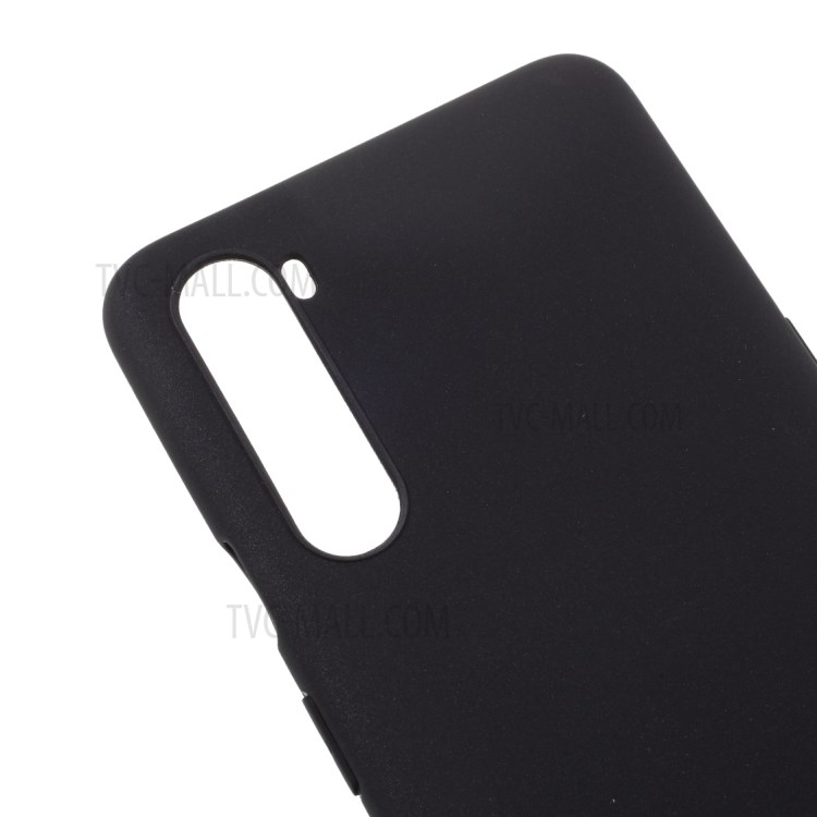 Massivfarbbonbon-TPU-Schutztelefonkasten Mit Riemen Für OnePlus Nord - Schwarz-9