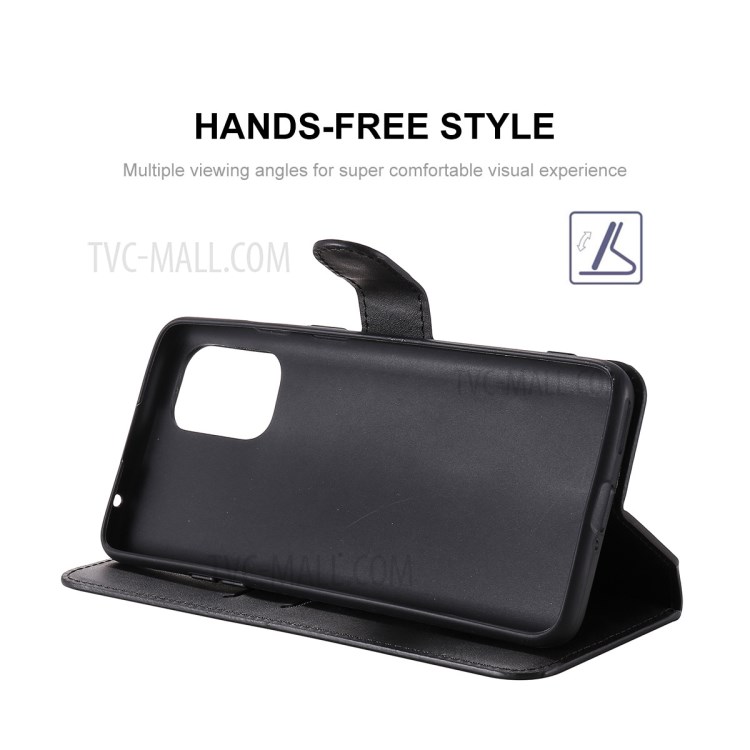 ENKAY ENK-PUC033 PU Leather + TPU Wallet Stand Phone Case for OnePlus 8T - Black-3