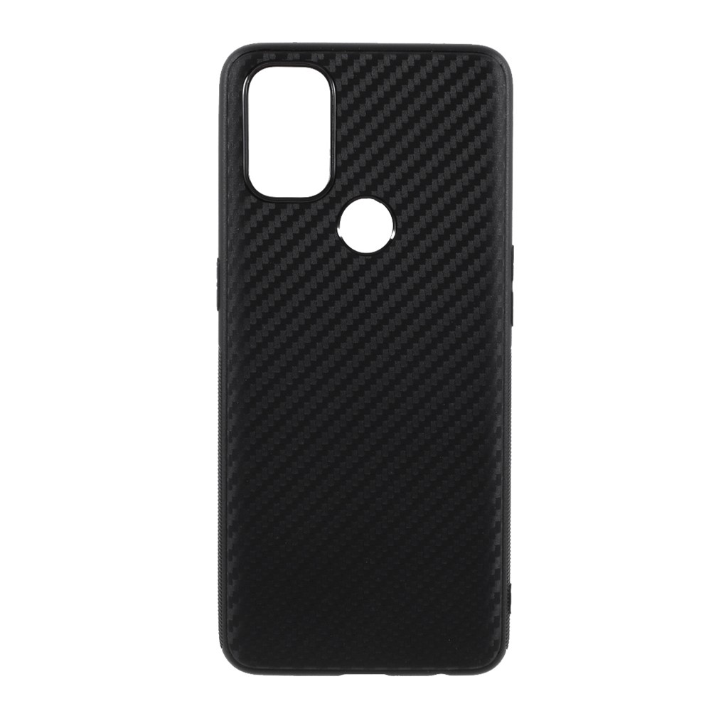 For OnePlus Nord N10 5G Case Carbon Fiber TPU Phone Shell-1