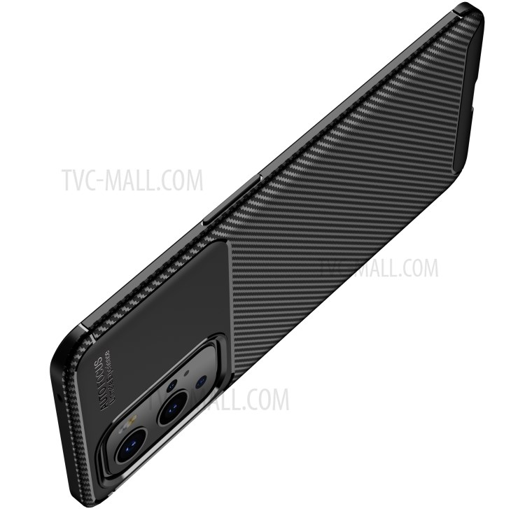 Carbon Fiber Drop-proof Case TPU Back Cover for OnePlus 9 Pro - Black-5