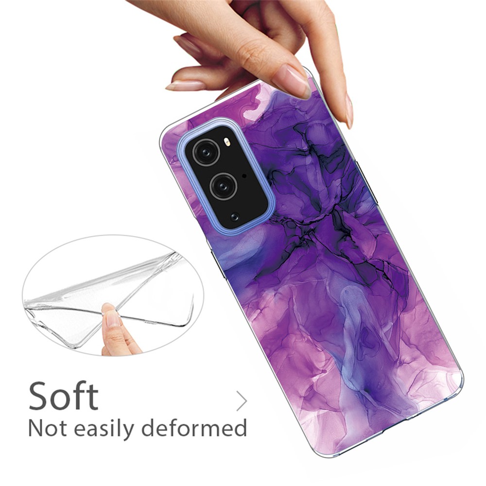 TPU Marble Pattern Printing Protector Cover for OnePlus 9 Pro - Style A-2