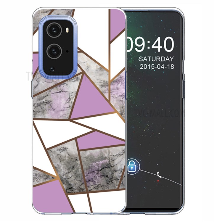 TPU Marble Pattern Printing Protector Cover for OnePlus 9 - Style A-1