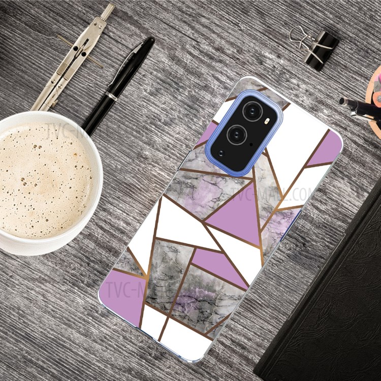 TPU Marble Pattern Printing Protector Cover for OnePlus 9 - Style A-4