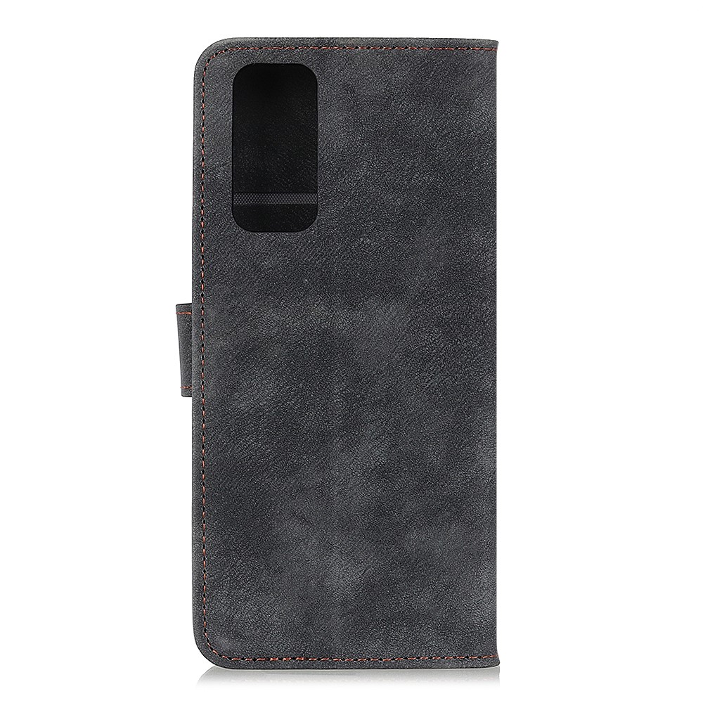 Magnetic Clasp Stand Wallet Leather Shell Cell Phone Cover for OnePlus 9 Pro - Black-2