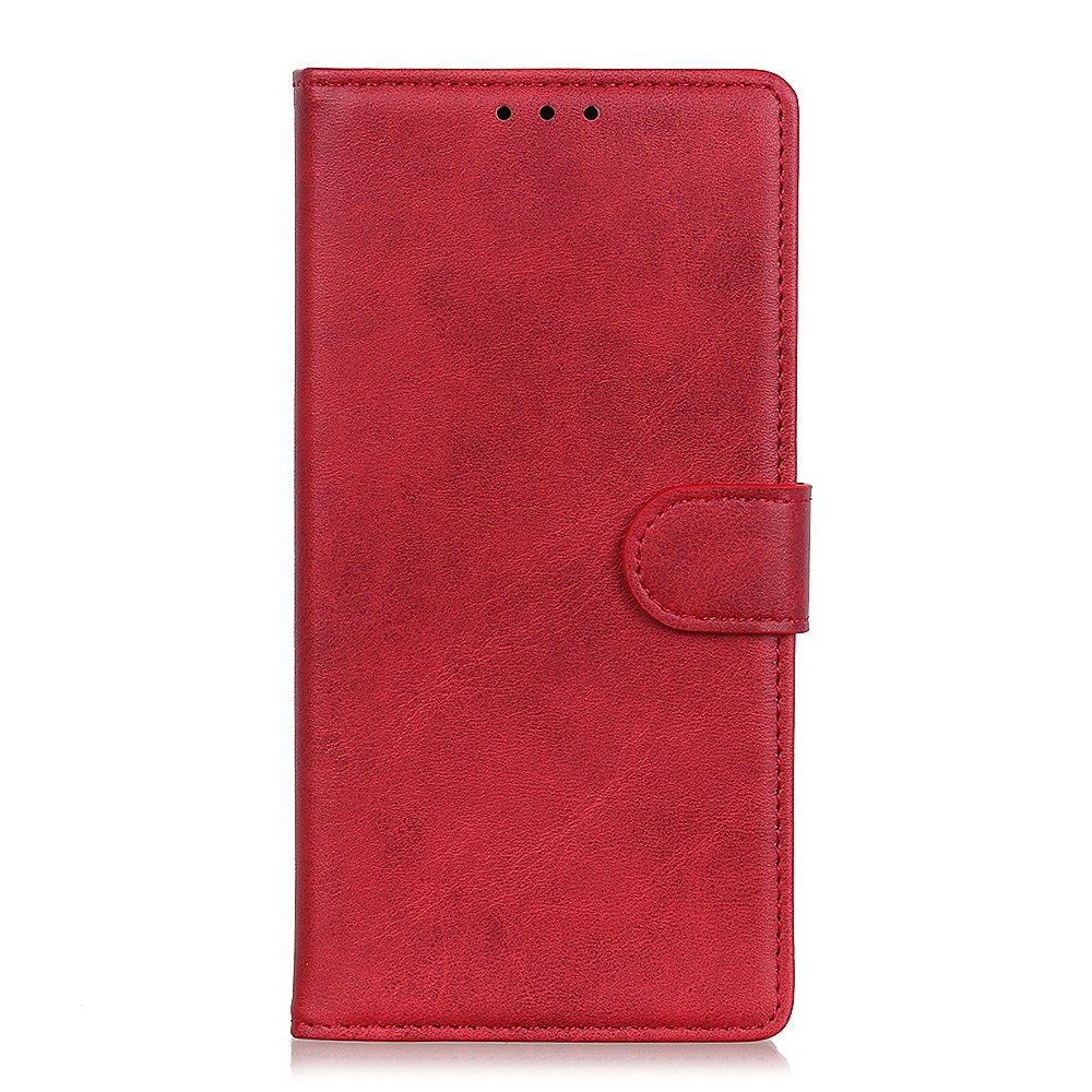 PU Leather Mobile Phone Wallet Stand Design Cover for OnePlus 9 Pro - Red-2