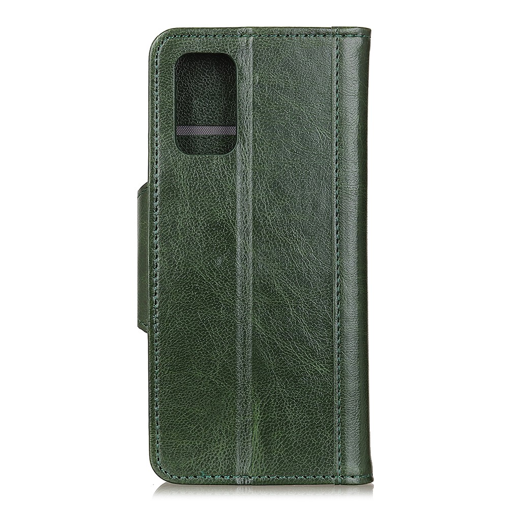 Cowhide Texture PU Leather + TPU Cover for OnePlus 9 Pro - Green-10