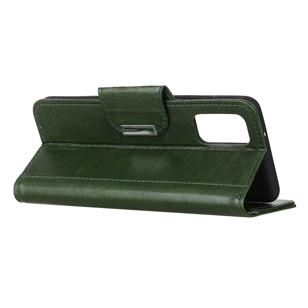 Cowhide Texture PU Leather + TPU Cover for OnePlus 9 Pro - Green-11