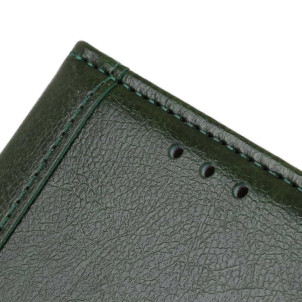Cowhide Texture PU Leather + TPU Cover for OnePlus 9 Pro - Green-6
