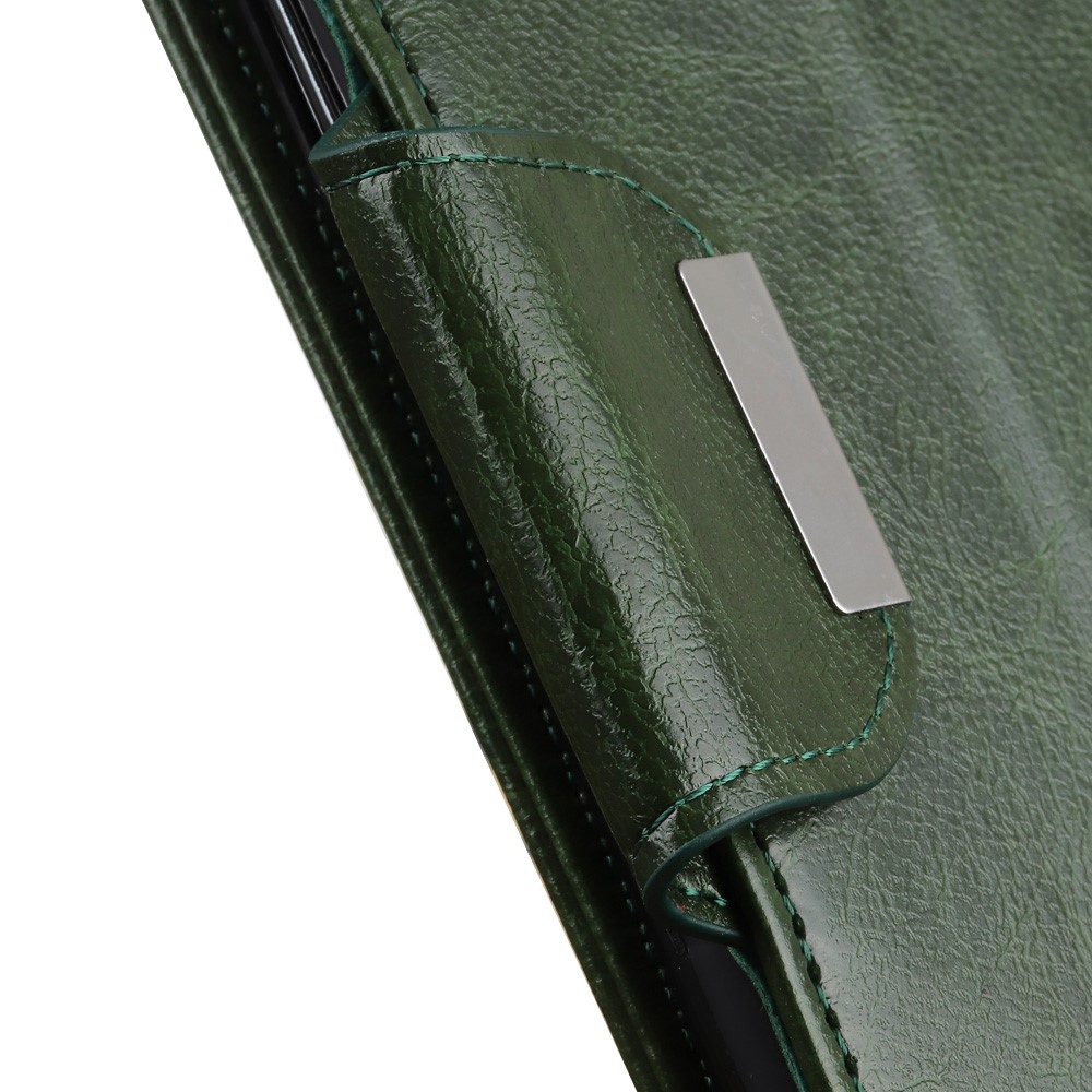Cowhide Texture PU Leather + TPU Cover for OnePlus 9 Pro - Green-7