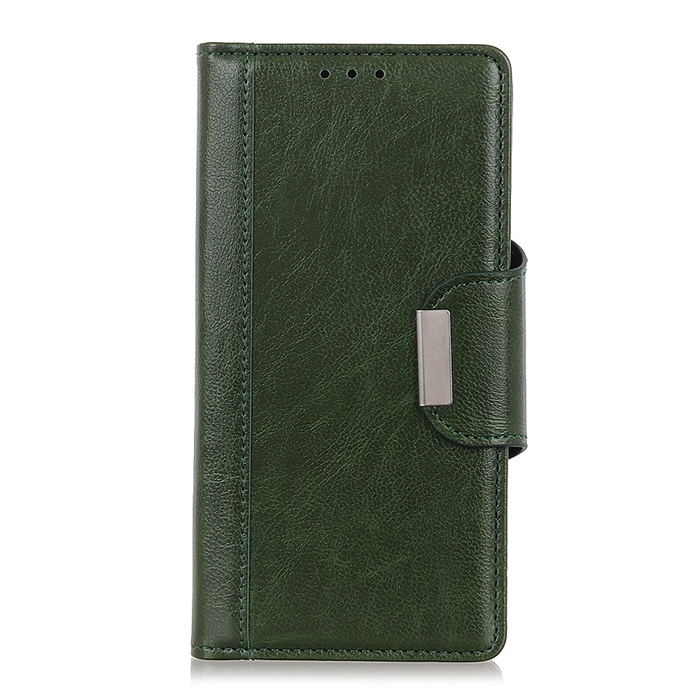 Cowhide Texture PU Leather + TPU Cover for OnePlus 9 Pro - Green-9