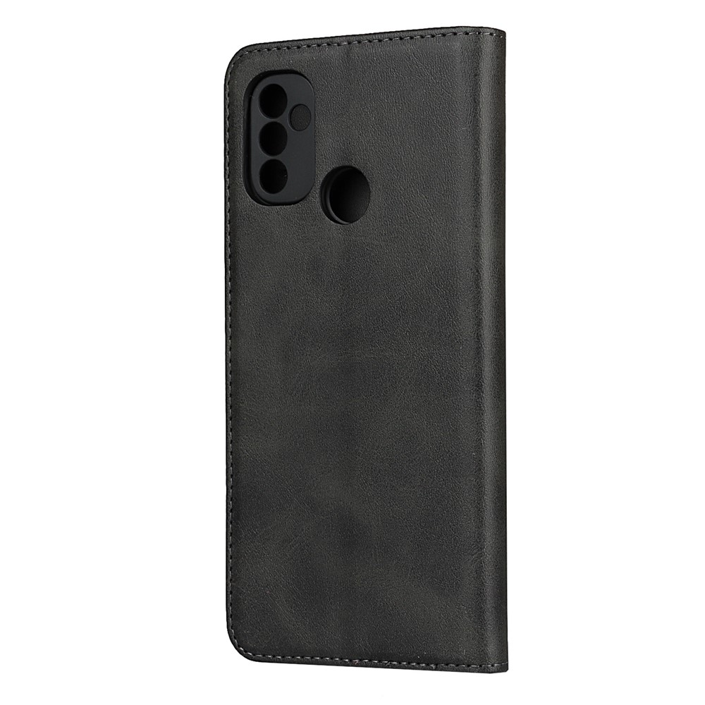 Auto-absorbed Leather Mobile Phone Protective Shell for OnePlus Nord N100 - Black-3