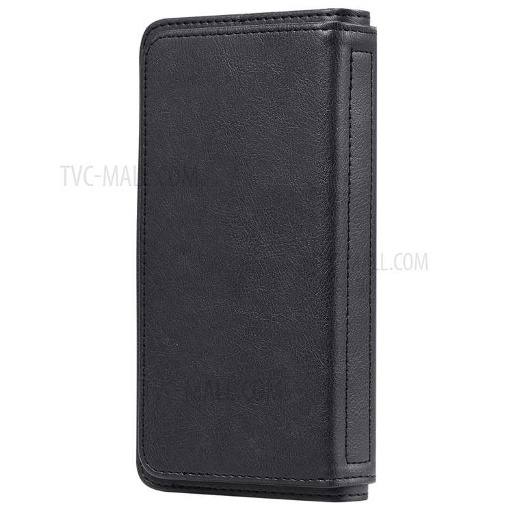New Arrival Multi-function 10 Card Slots Design Leather Phone Cover Shell for OnePlus 8T - Black-4