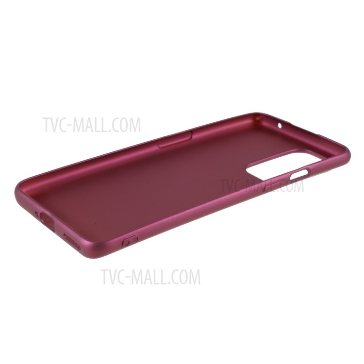 Quality Frosted TPU Phone Cover for OnePlus 9 - Wine Red-6