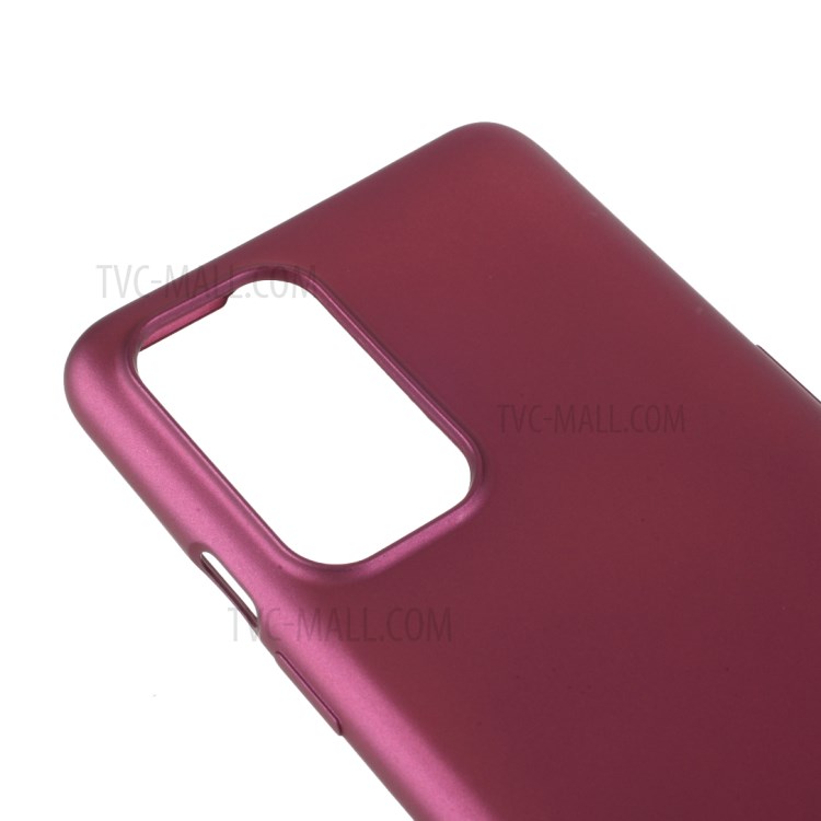 Quality Frosted TPU Phone Cover for OnePlus 9 - Wine Red-8