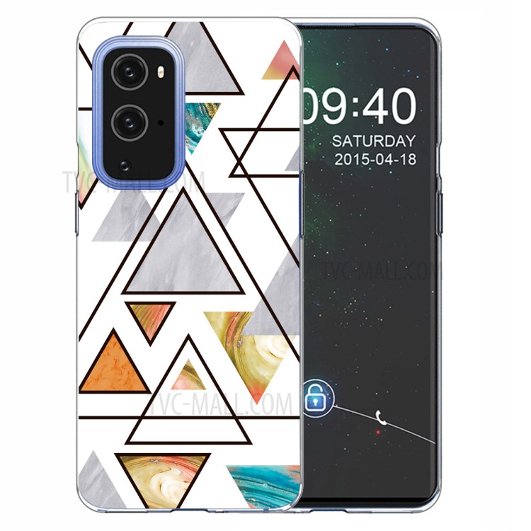 Marble Pattern TPU Back Case for OnePlus 9 (EU / US Version) - Style A-1