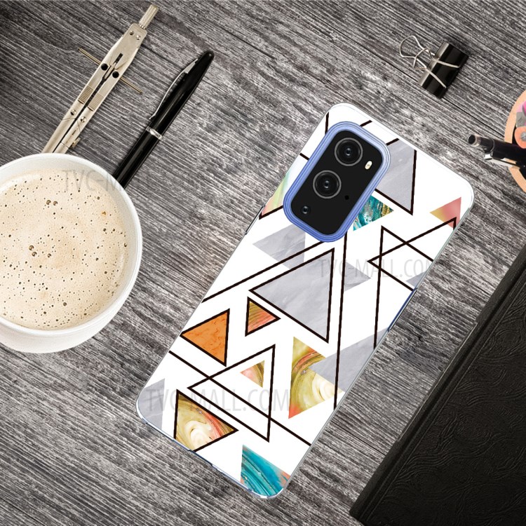 Marble Pattern TPU Back Case for OnePlus 9 (EU / US Version) - Style A-2