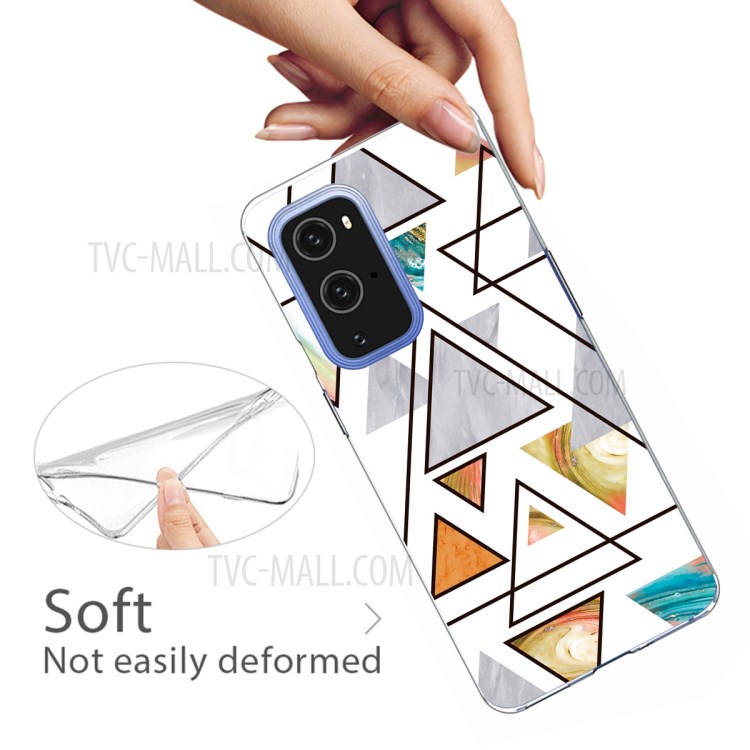 Marble Pattern TPU Back Case for OnePlus 9 (EU / US Version) - Style A-3