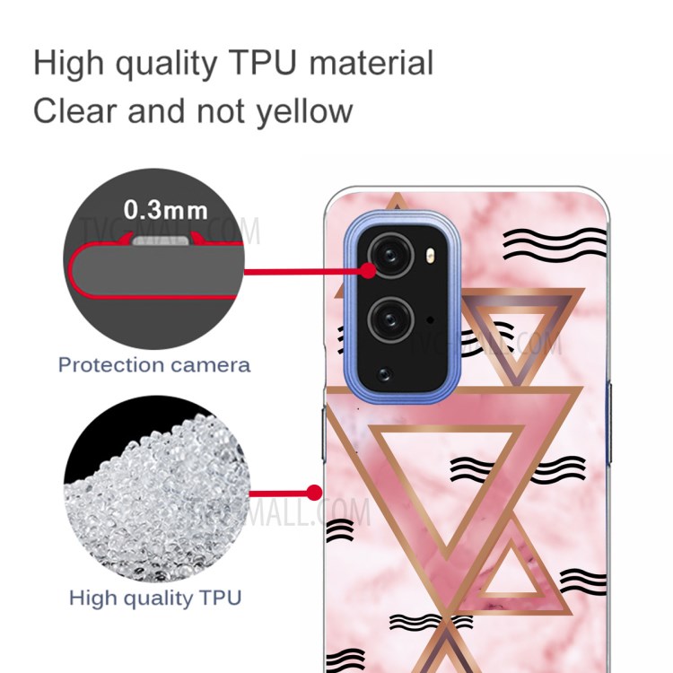 Marble Pattern TPU Shell Case for OnePlus 9 (EU / US Version) - Style A-4