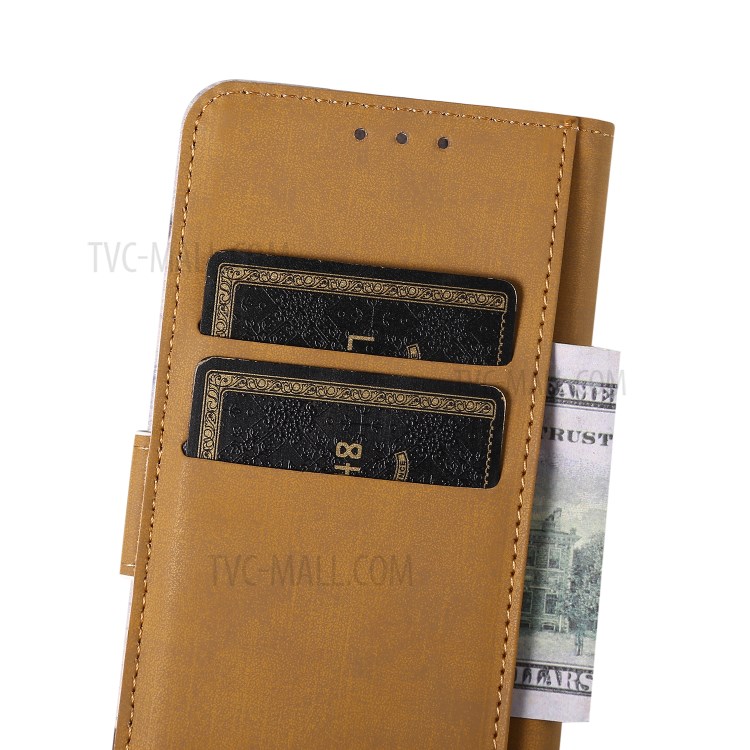 Pattern Printing Stand Wallet PU Leather Phone Case Shell for OnePlus 9R - Tower and Feather-6