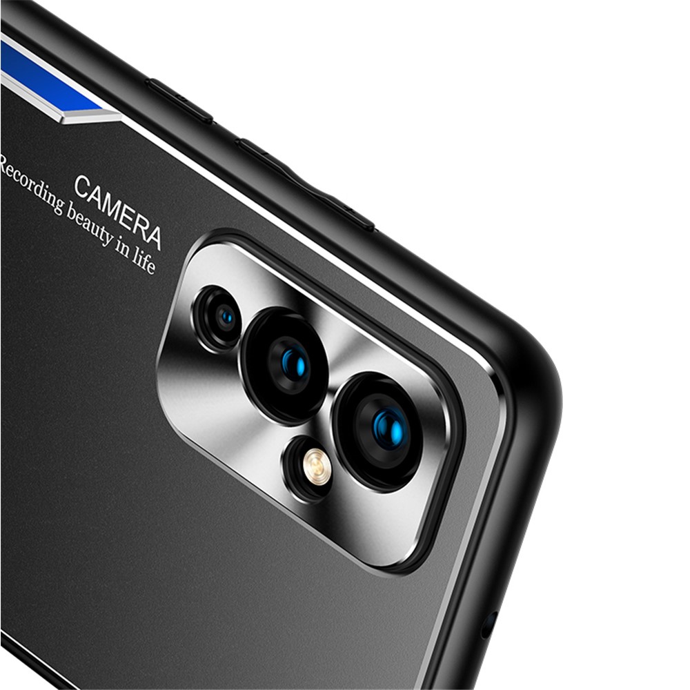 Shockproof Aluminium Alloy + TPU + PC Hybrid Phone Case for OnePlus 9 (EU / US Version) - Blue-6