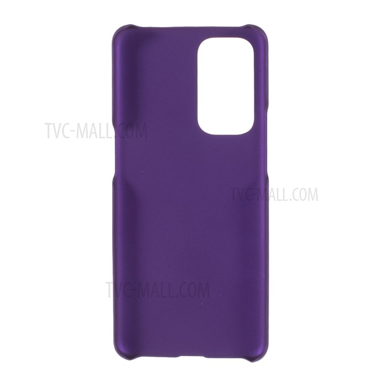 Rubberized Smooth Surface Plastic Hard Shell Case for OnePlus 9 Pro - Purple-3