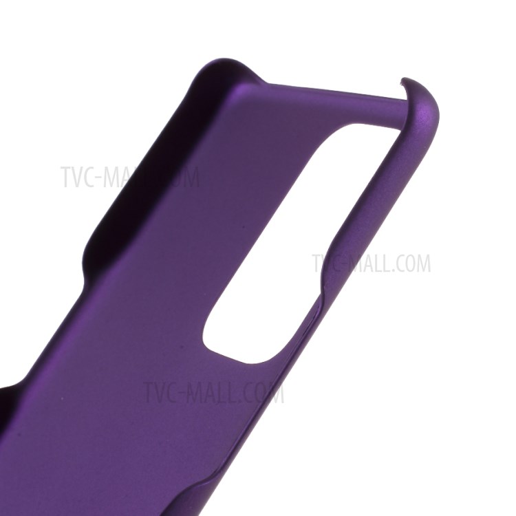 Rubberized Smooth Surface Plastic Hard Shell Case for OnePlus 9 Pro - Purple-7