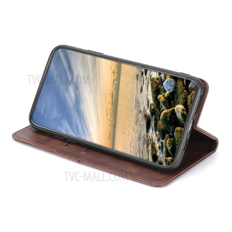 TPU + PU Leather Phone Cover Case with Card Slots for OnePlus 9 Pro - Black-7