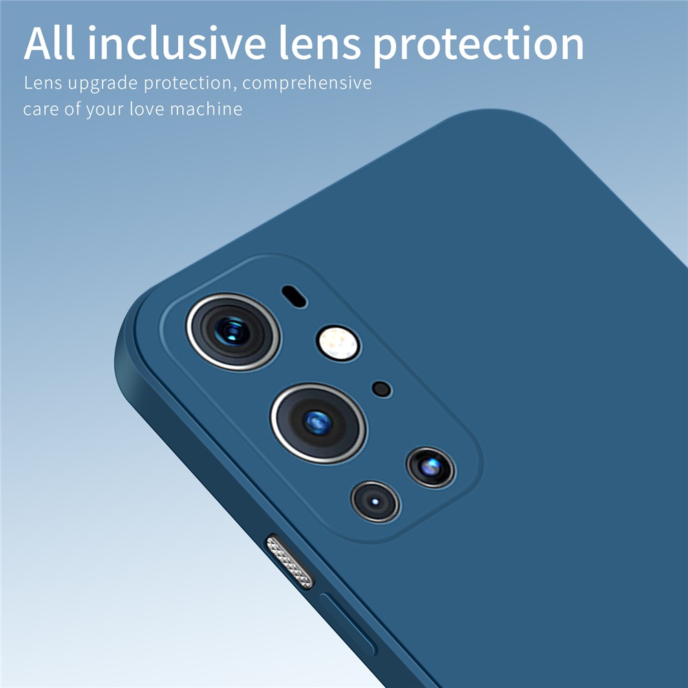 Pinwuyo Weiche Silikon-Schutz-Mobiltelefon-Back-Case-Abdeckung Für OnePlus 9 Pro - Blau-5