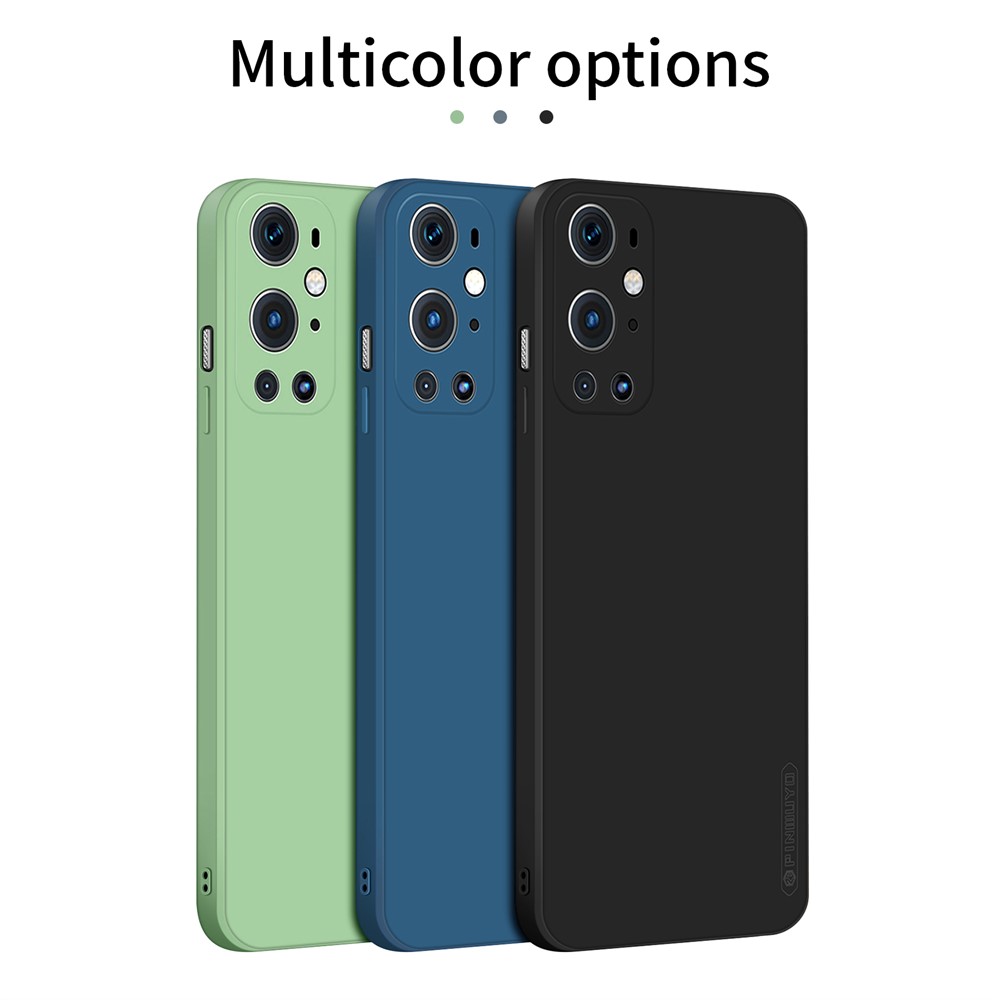 Pinwuyo Soft TPU Silicone Silicone Housse De Protection Pour Téléphone Portable Pour Oneplus 9 Pro - Vert-12