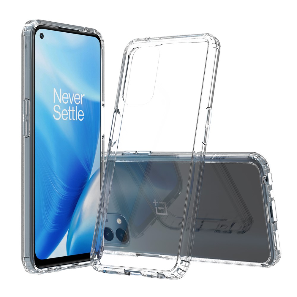 Anti Scratch Transparent Soft TPU + Acrylic Phone Case Protector for OnePlus Nord N200 5G-1