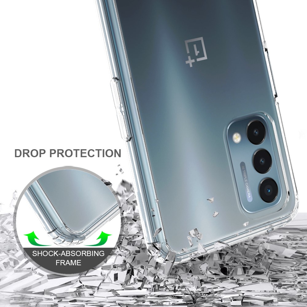 Anti Scratch Transparent Soft TPU + Acrylic Phone Case Protector for OnePlus Nord N200 5G-4