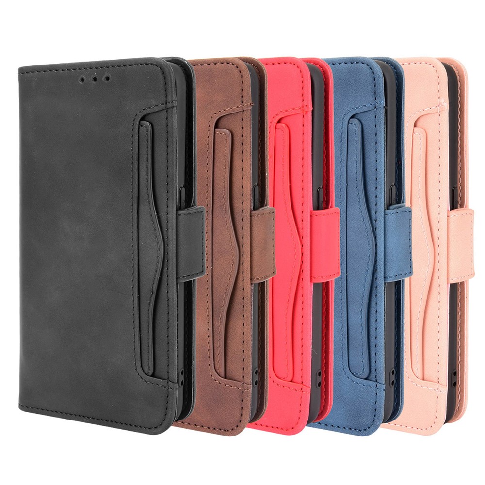 Magnetic Full Body Protection Shockproof Flip Leather Wallet Stand Protective Case with Multiple Card Slots for OnePlus Nord CE 5G - Black-10