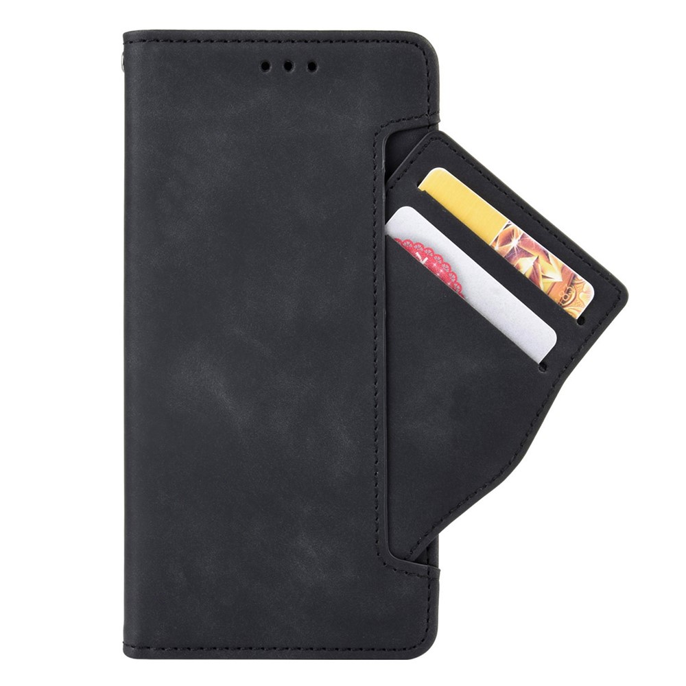 Magnetic Full Body Protection Shockproof Flip Leather Wallet Stand Protective Case with Multiple Card Slots for OnePlus Nord CE 5G - Black-7