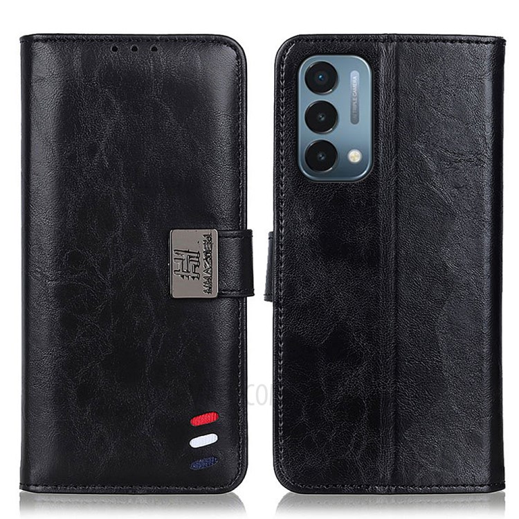 All-inclusive Protection Wallet Stand Leather Case Protective Cover for OnePlus Nord N200 5G - Black-1