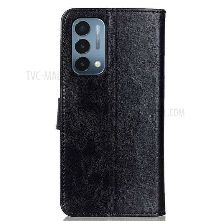 All-inclusive Protection Wallet Stand Leather Case Protective Cover for OnePlus Nord N200 5G - Black-3