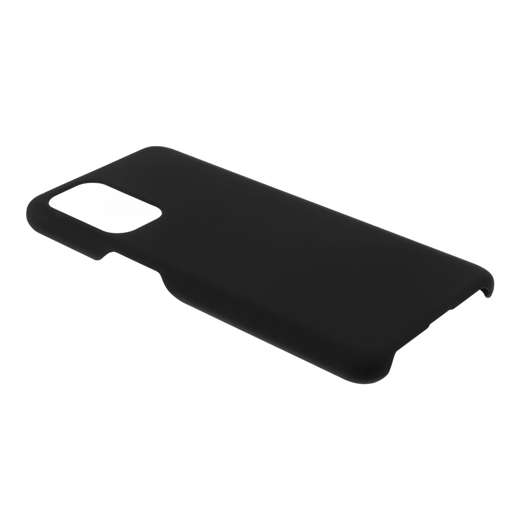 Shock Absorbing Protection Rubberized Hard PC Case Cover for OnePlus Nord N200 5G / Oppo A93 5G - Black-4