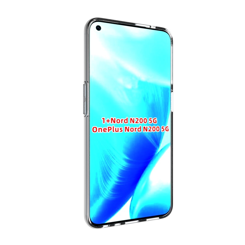 10Pcs/Pack Flexible Crystal Clear TPU Case with Non-slip Watermark-Free Inner for OnePlus Nord N200 5G-6
