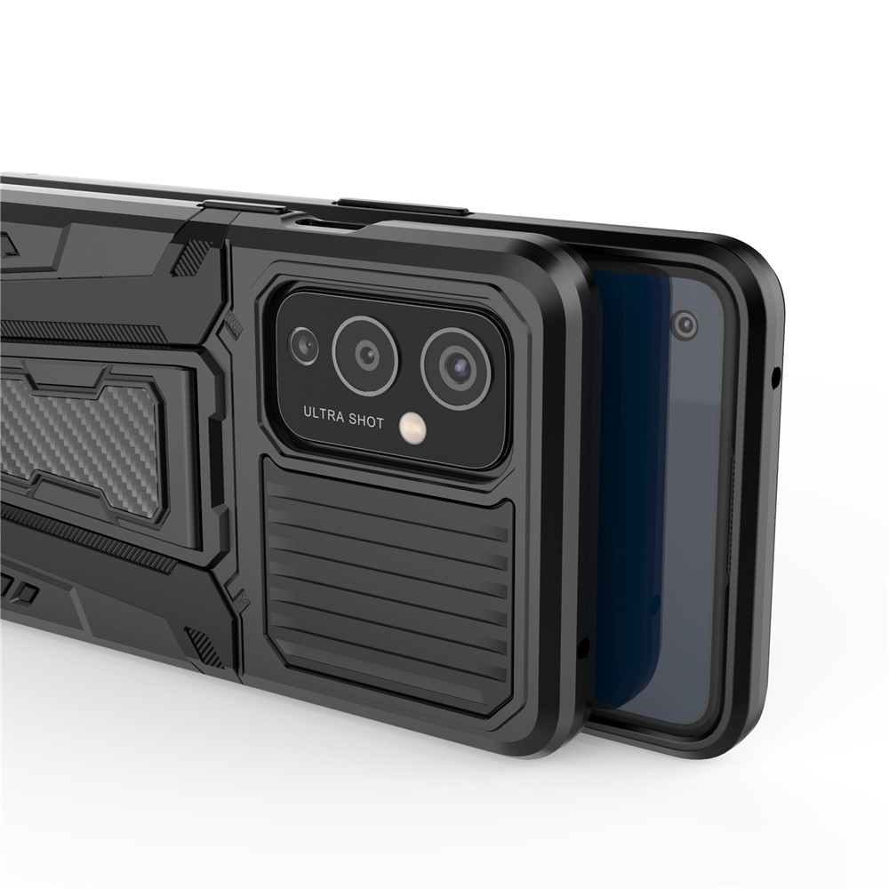 Military Grade Hard PC Shell and Soft TPU Bumper Hybrid Shockproof Double Protective Cover for OnePlus 9 (EU / US Version) - Black-11