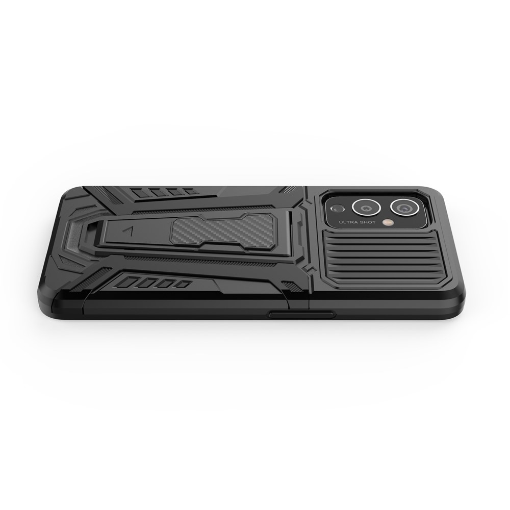 Military Grade Hard PC Shell and Soft TPU Bumper Hybrid Shockproof Double Protective Cover for OnePlus 9 (EU / US Version) - Black-6