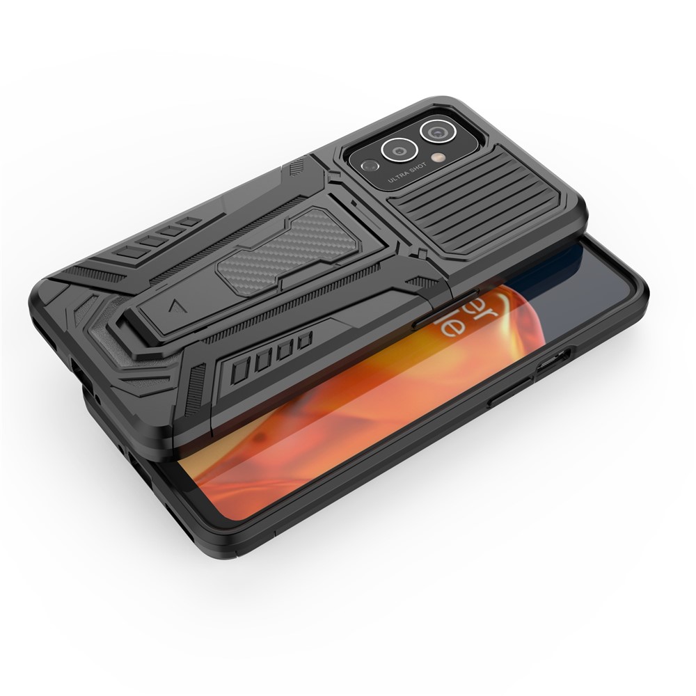 Military Grade Hard PC Shell and Soft TPU Bumper Hybrid Shockproof Double Protective Cover for OnePlus 9 (EU / US Version) - Black-7