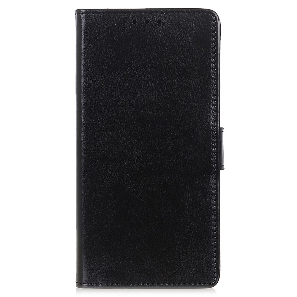 Anti-Drop Case Full Protection Leather Wallet Phone Stand Cover Shell for OnePlus 9RT 5G - Black-2