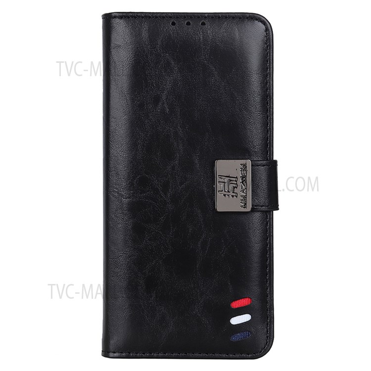 Adjustable Stand Design PU Leather Full-Protective Wallet Phone Cover Case for OnePlus 9RT 5G - Black-2