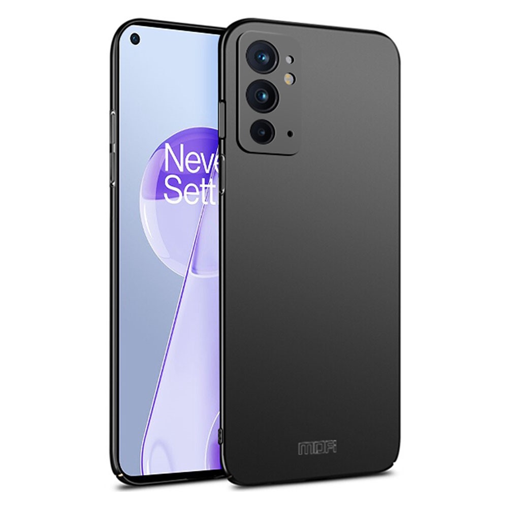 MOFI Shield Mobile Phone Cover Anti-Scratch Matte Hard PC Shockproof Protective Back Case for OnePlus 9RT 5G - Black-1
